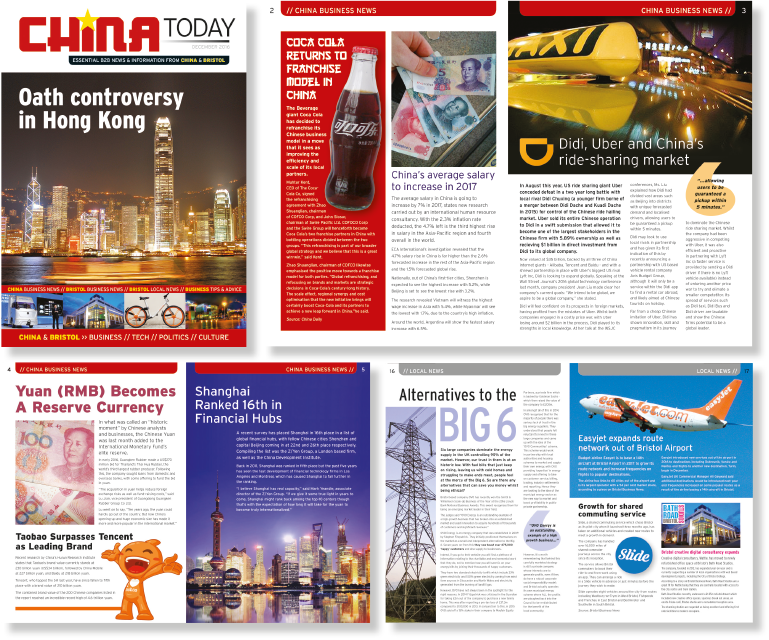 design for print - china today magazine