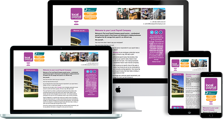 responsive website design - lighting force