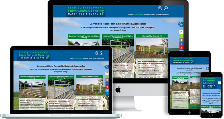 responsive website design - lighting force