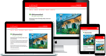 responsive website design - lighting force