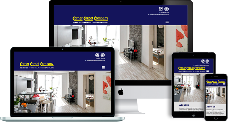 responsive website design - lighting force